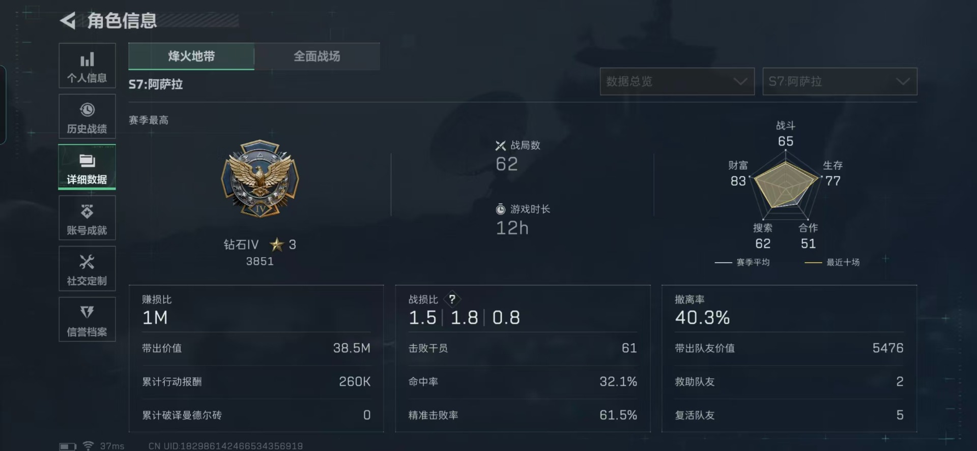 SJZQM382629三角洲行动账号详情图16 SJZQM382629三角洲行动账号详情图16