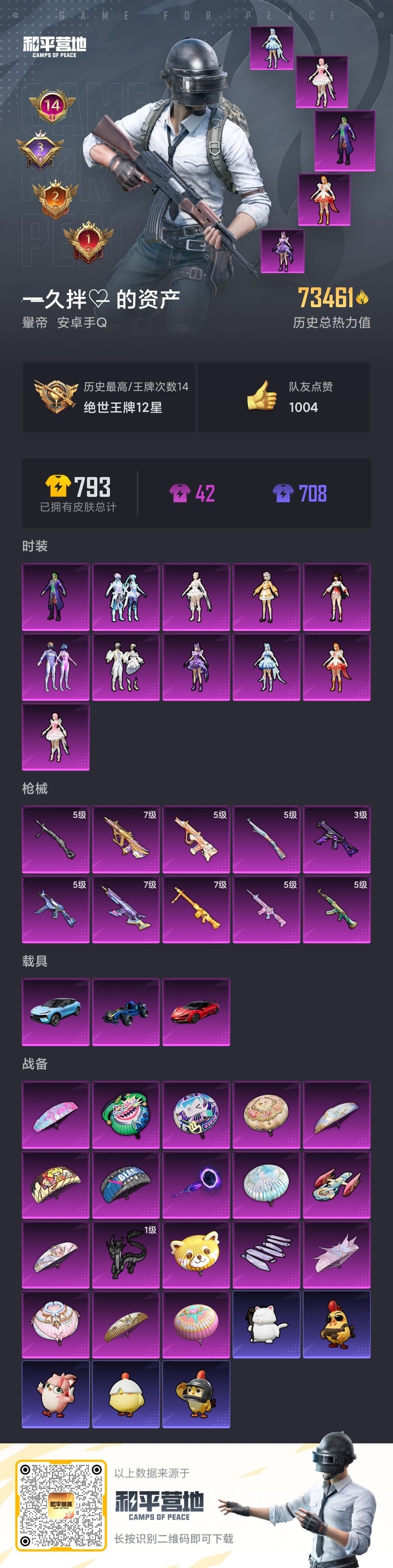 HPQM3419394和平精英账号详情图25 HPQM3419394和平精英账号详情图25