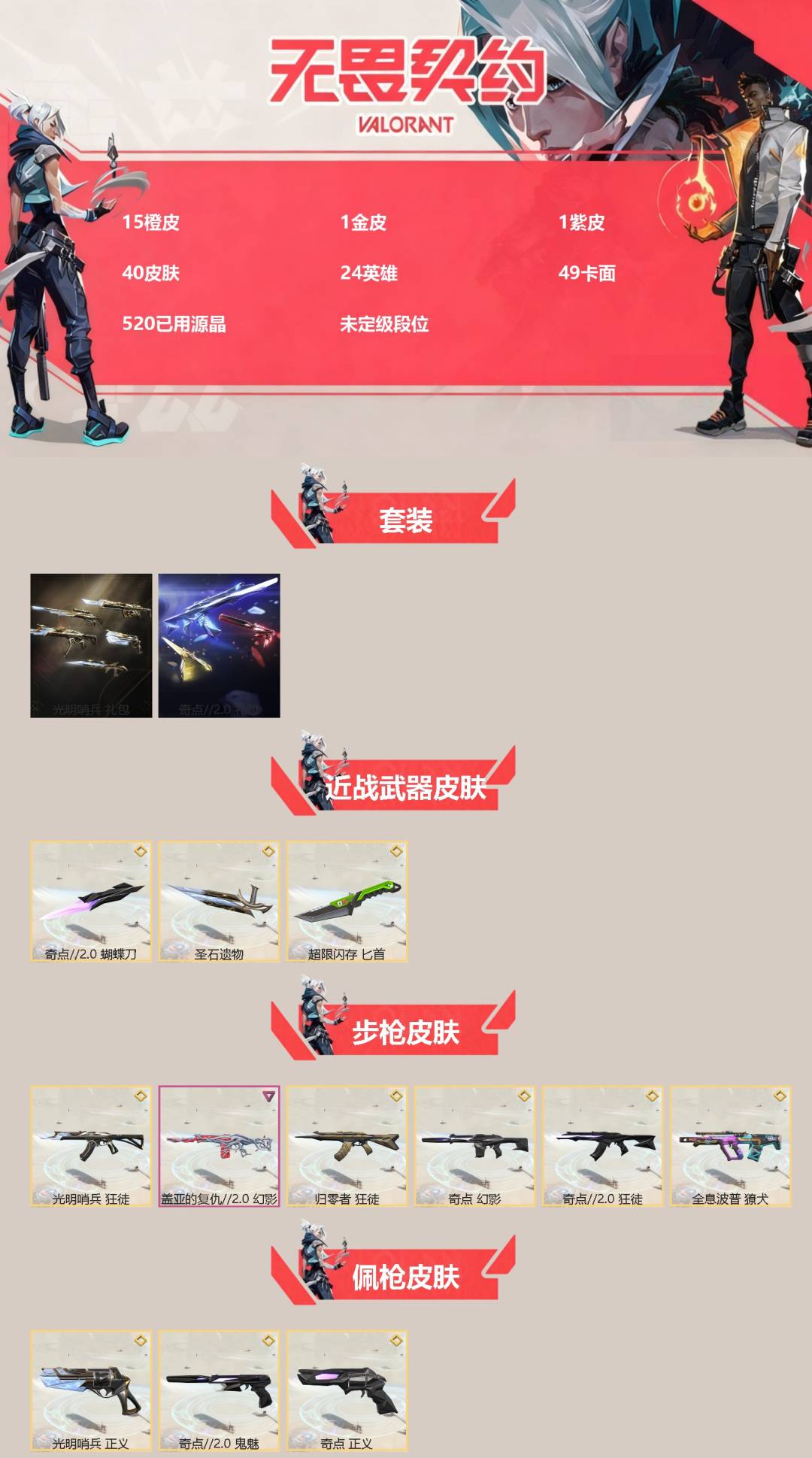 WWQQM328560无畏契约账号详情图3 WWQQM328560无畏契约账号详情图3