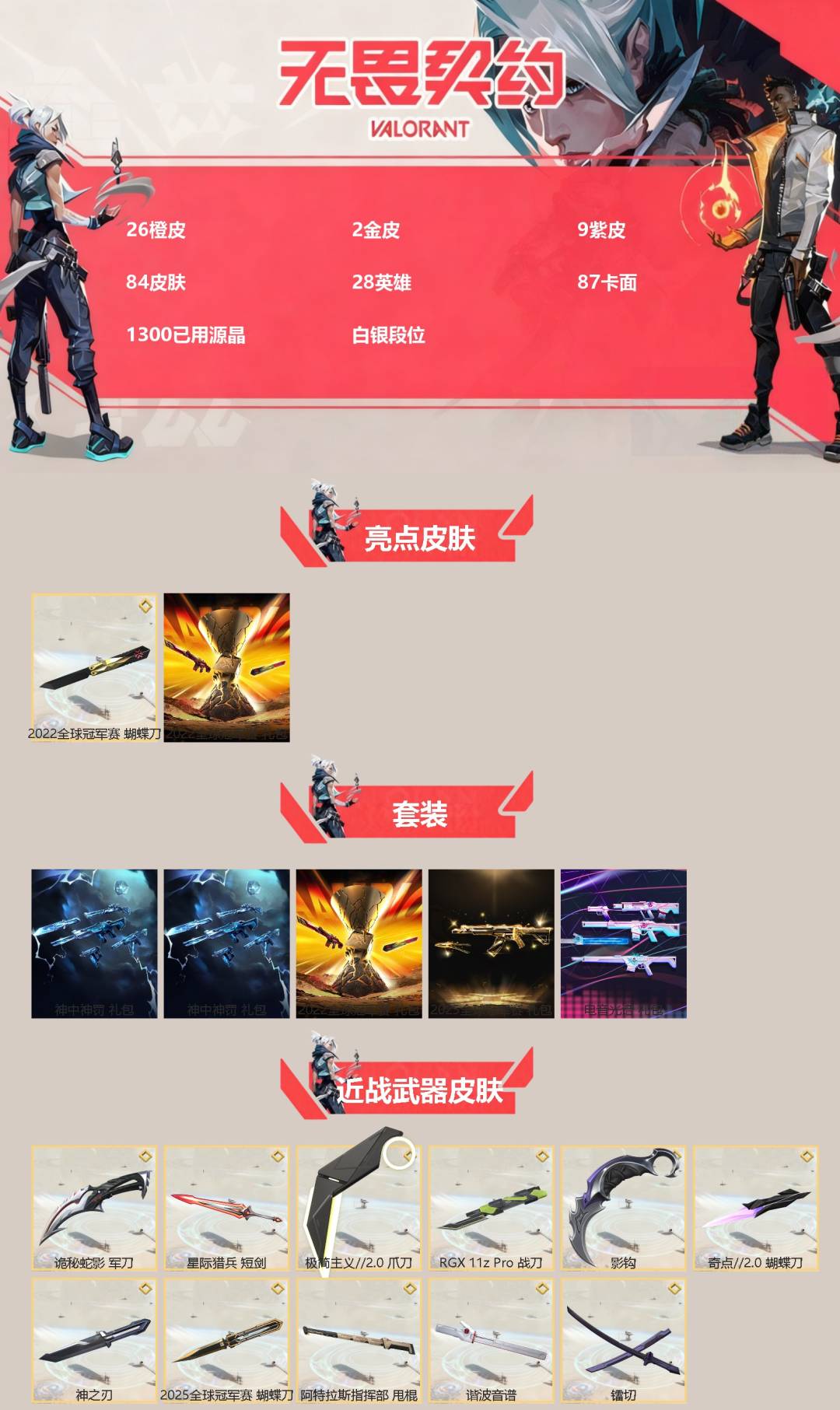 WWQQM328627无畏契约账号详情图3 WWQQM328627无畏契约账号详情图3