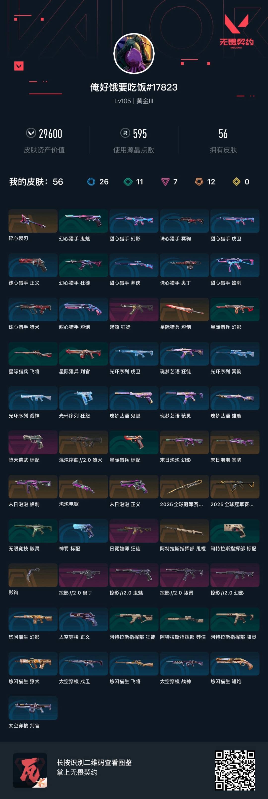 WWQQM328628无畏契约账号详情图6 WWQQM328628无畏契约账号详情图6