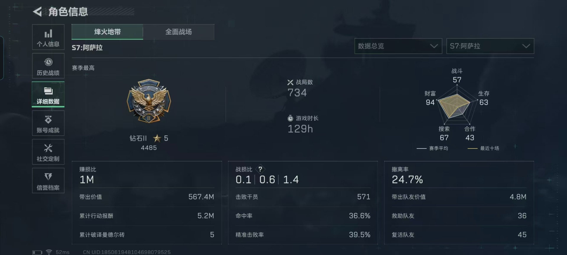 SJZQM382905三角洲行动账号详情图6