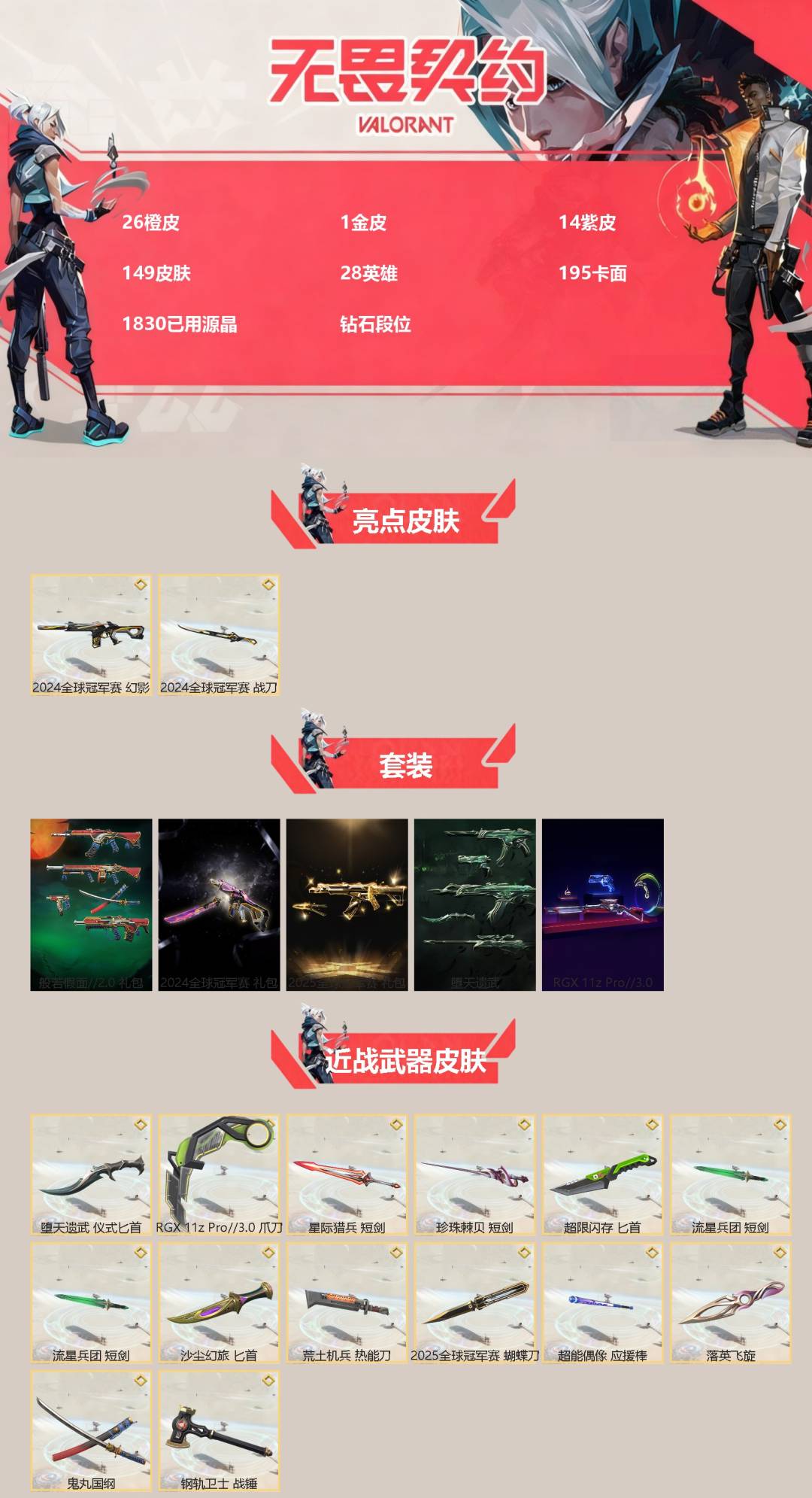 WWQQM328663无畏契约账号详情图3 WWQQM328663无畏契约账号详情图3