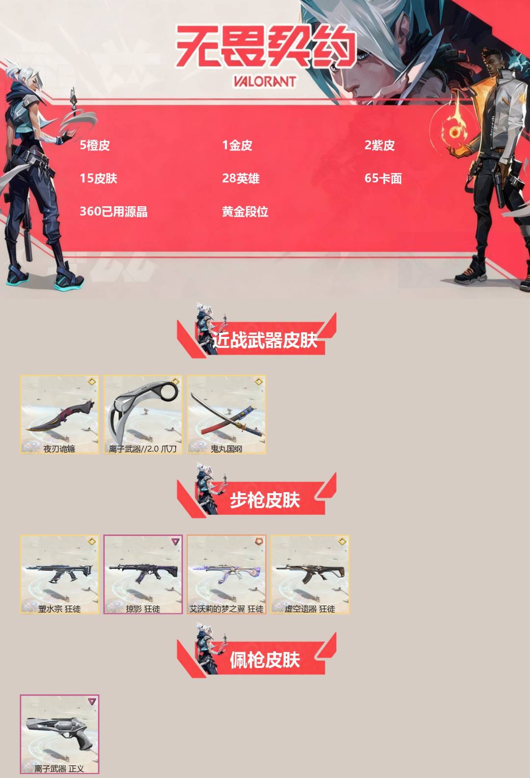 WWQQM328678无畏契约账号详情图3 WWQQM328678无畏契约账号详情图3