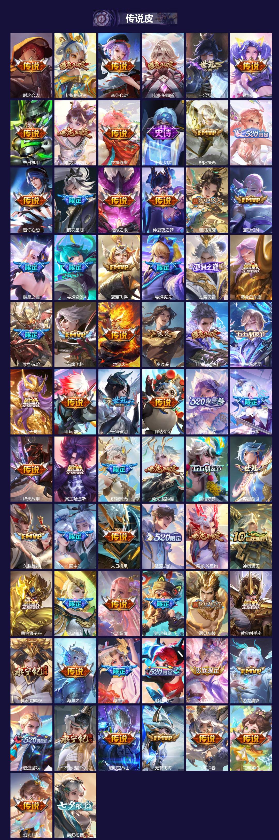 WZQM3421495王者荣耀账号详情图3 WZQM3421495王者荣耀账号详情图3