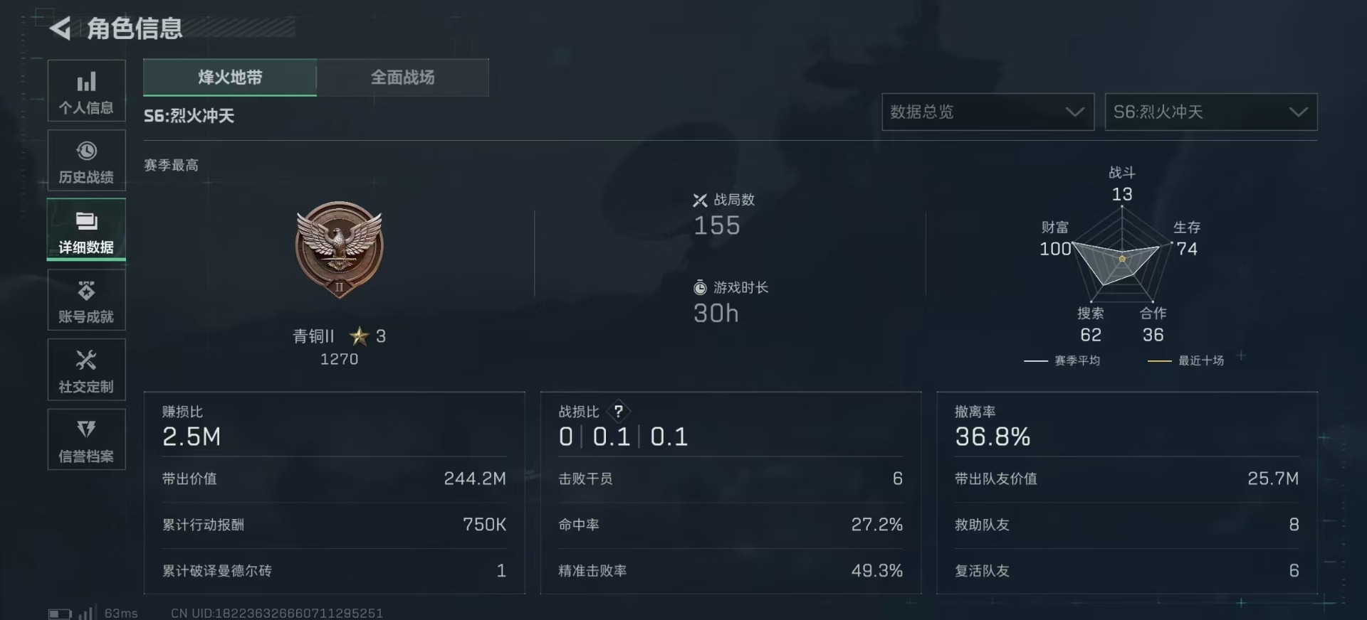 SJZQM383234三角洲行动账号详情图6 SJZQM383234三角洲行动账号详情图6