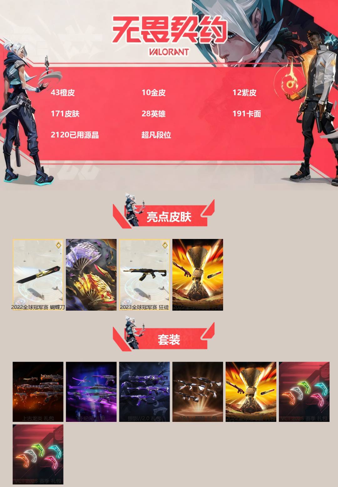 WWQQM328828无畏契约账号详情图3 WWQQM328828无畏契约账号详情图3