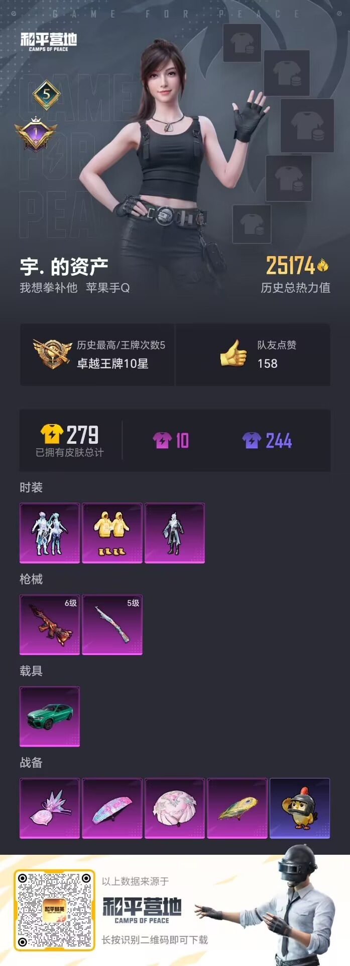 HPCMW3430103和平精英账号详情图8 HPCMW3430103和平精英账号详情图8