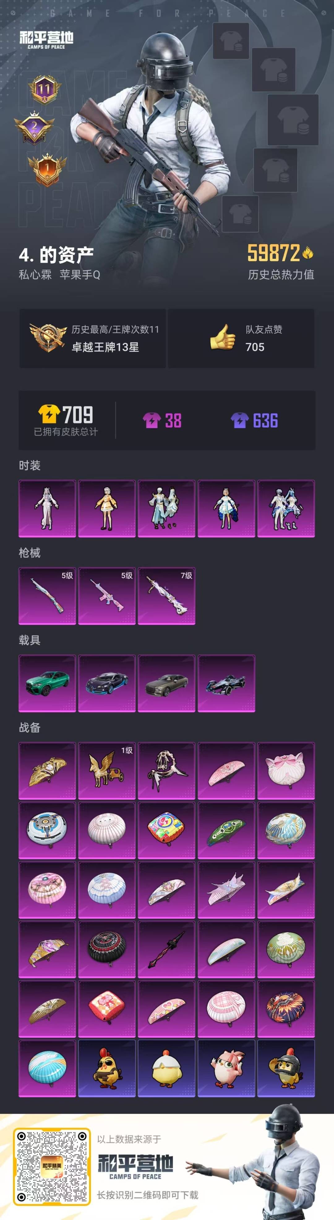 HPQM3421574和平精英账号详情图26 HPQM3421574和平精英账号详情图26