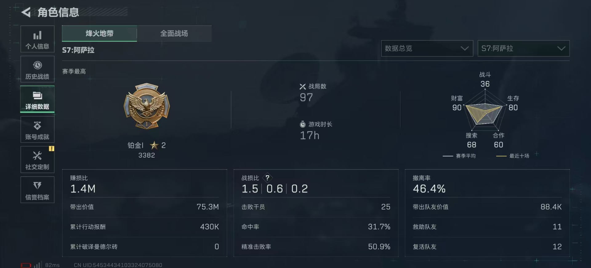 SJZQM383509三角洲行动账号详情图6