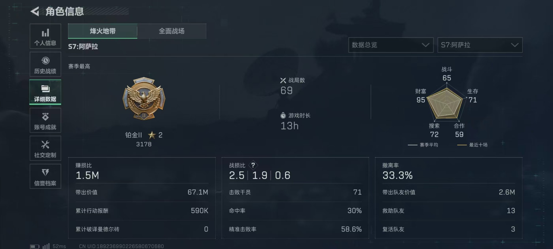 SJZCMW387443三角洲行动账号详情图4 SJZCMW387443三角洲行动账号详情图4