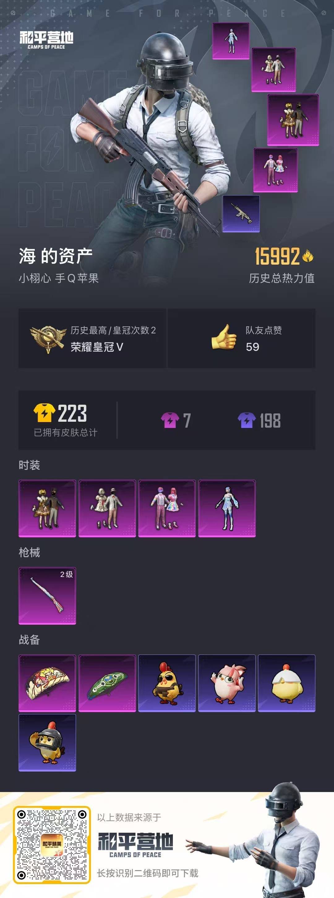 HPQM3425420和平精英账号详情图5 HPQM3425420和平精英账号详情图5