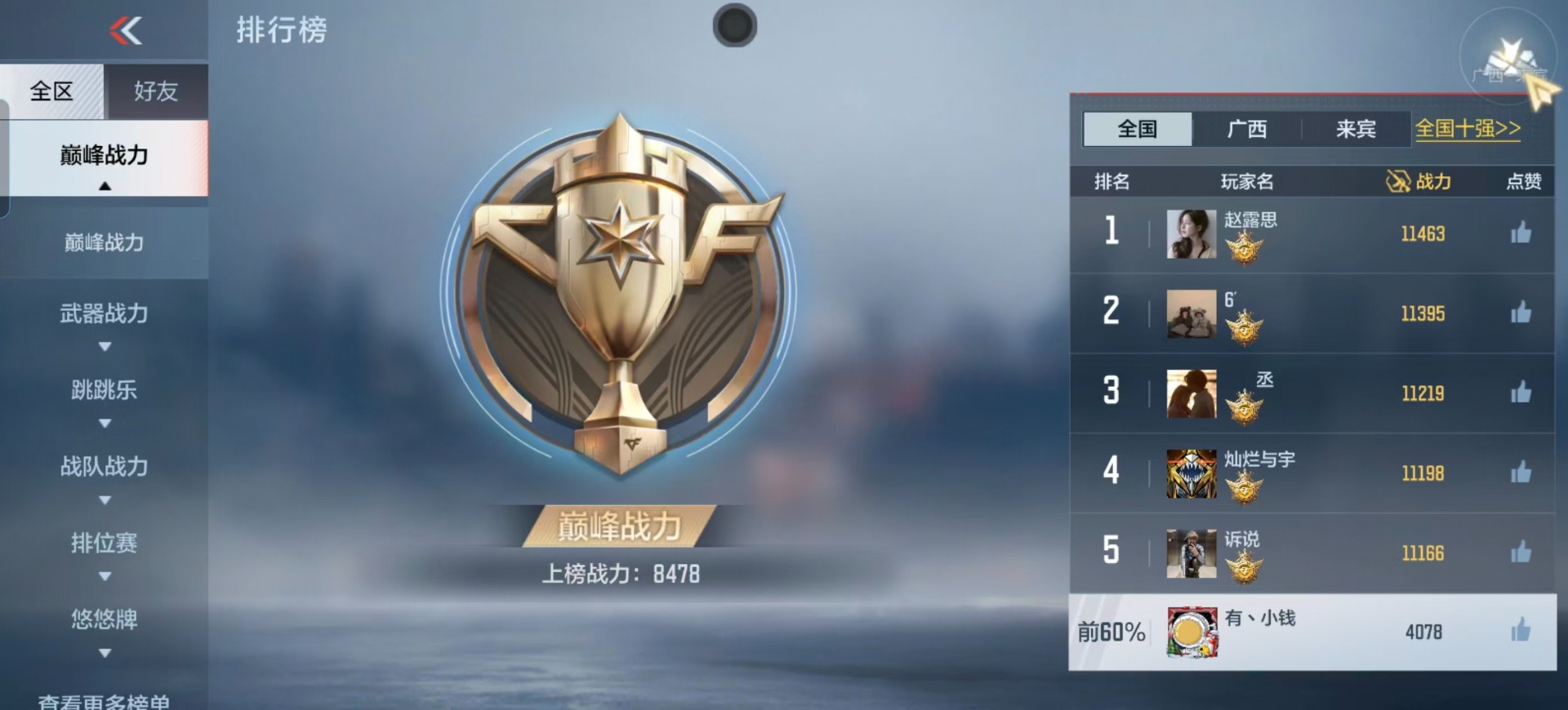 CFMQM370266枪战王者账号详情图7 CFMQM370266枪战王者账号详情图7