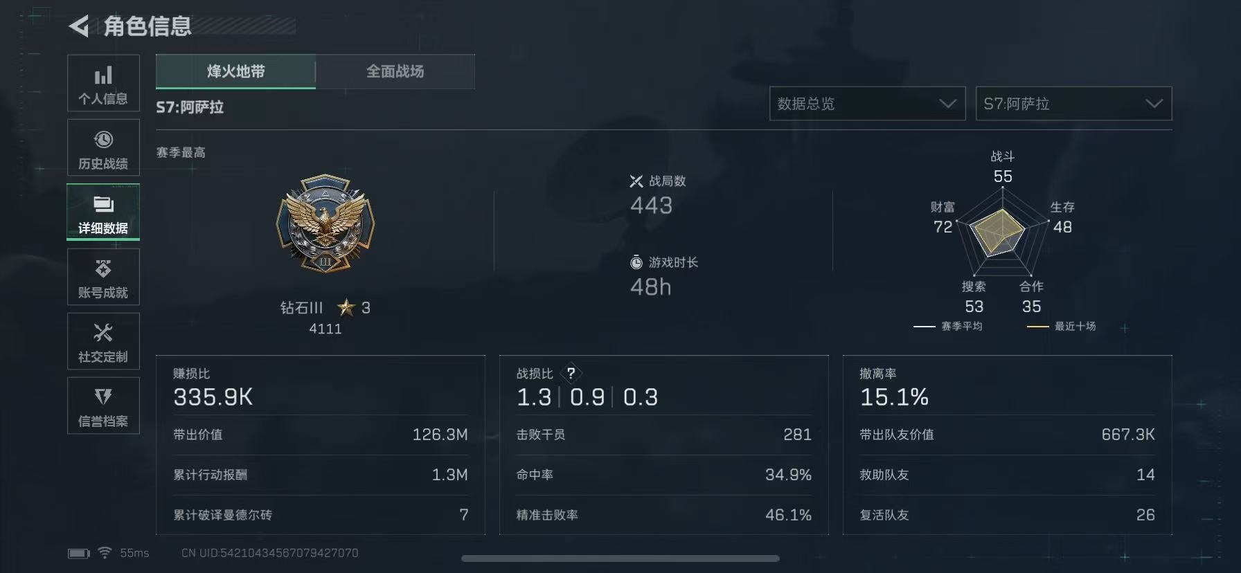 SJZQM384032三角洲行动账号详情图6 SJZQM384032三角洲行动账号详情图6