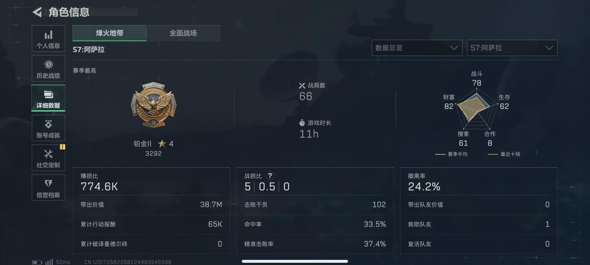 SJZQM384137三角洲行动账号详情图6 SJZQM384137三角洲行动账号详情图6