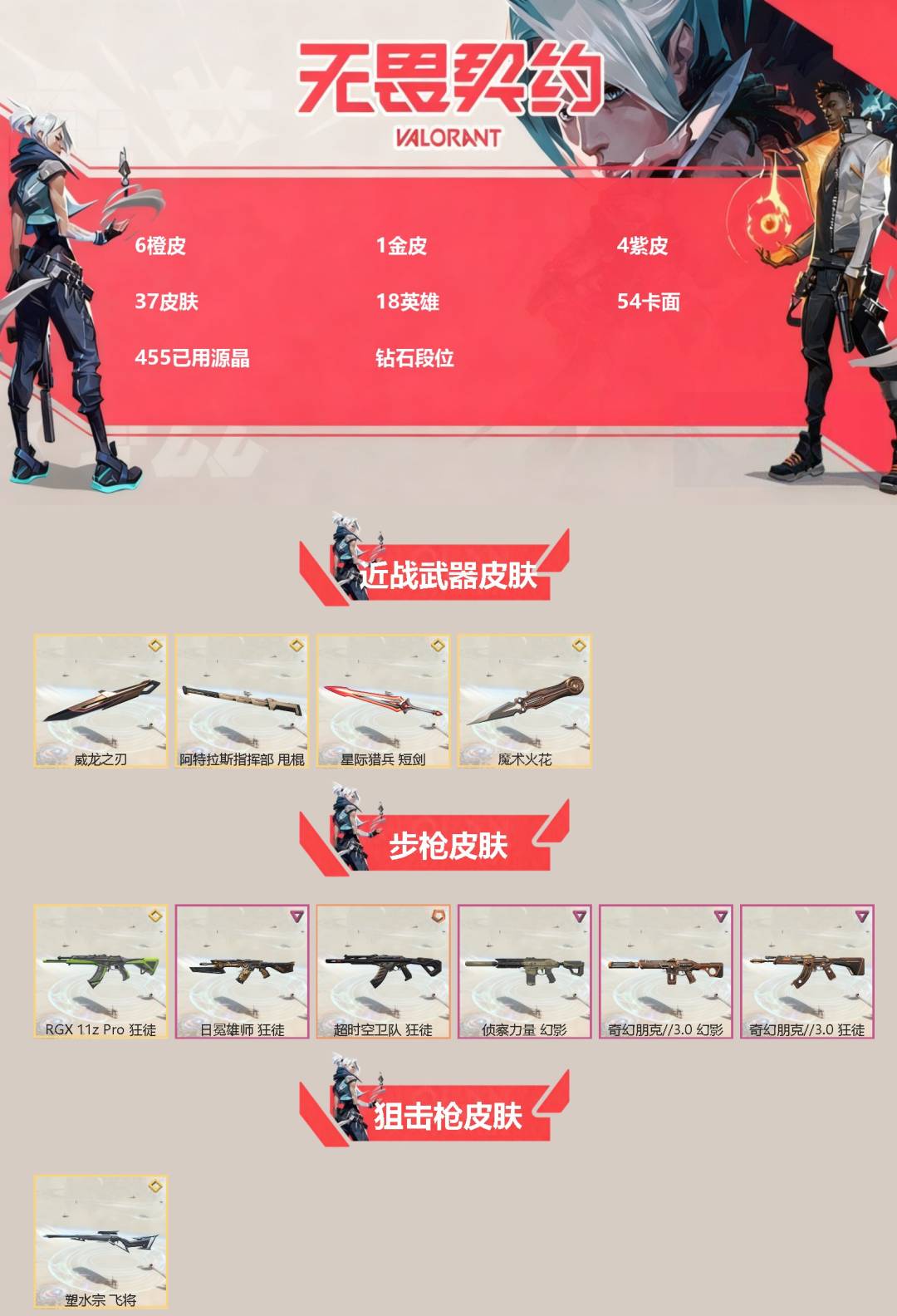 WWQQM329205无畏契约账号详情图3 WWQQM329205无畏契约账号详情图3