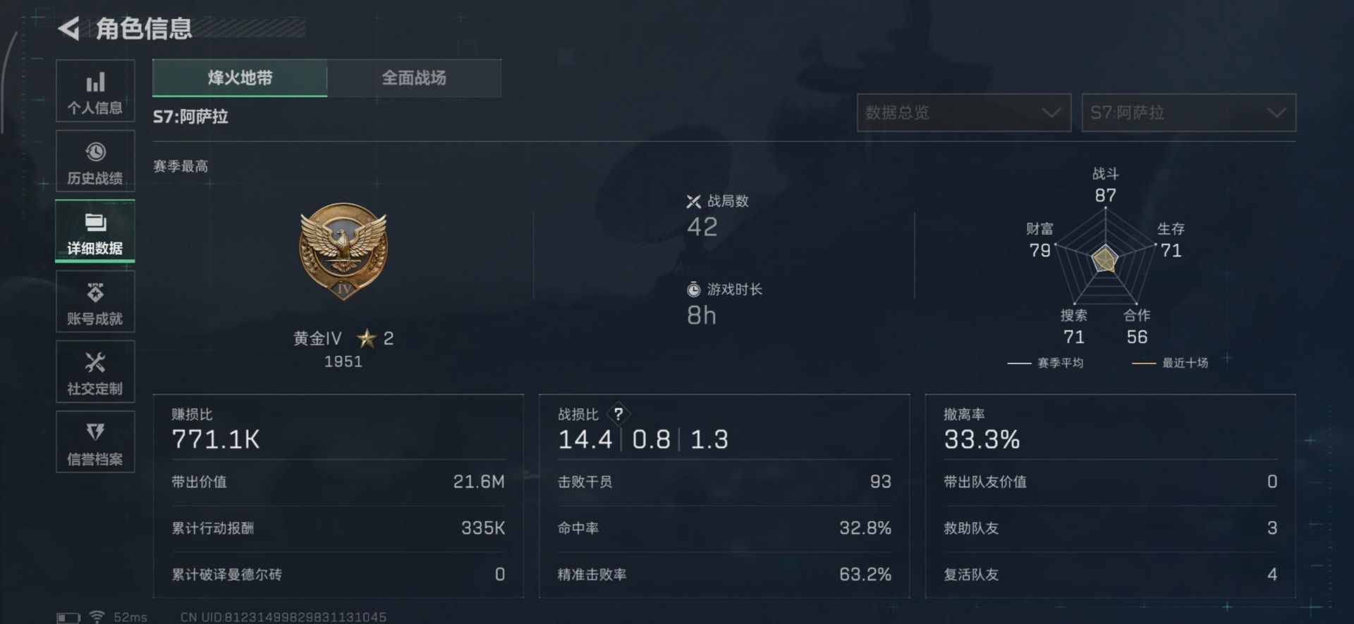 SJZCMW387884三角洲行动账号详情图19