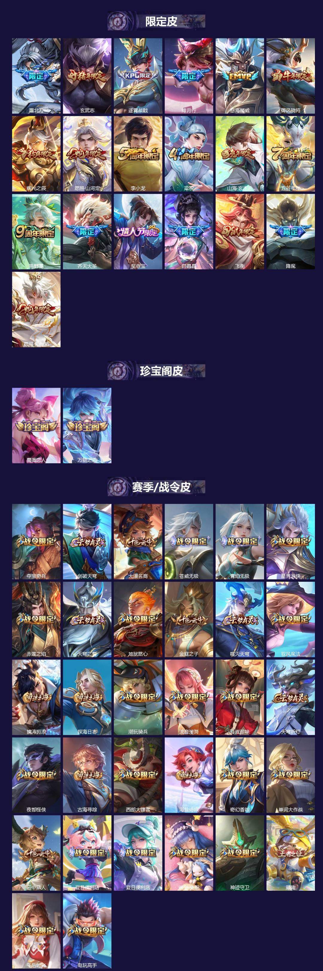 WZQM3433342王者荣耀账号详情图3 WZQM3433342王者荣耀账号详情图3