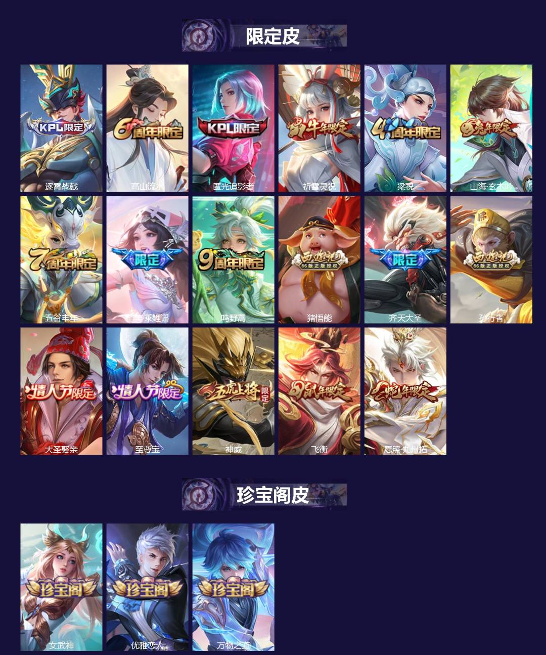 WZQM3433421王者荣耀账号详情图3 WZQM3433421王者荣耀账号详情图3