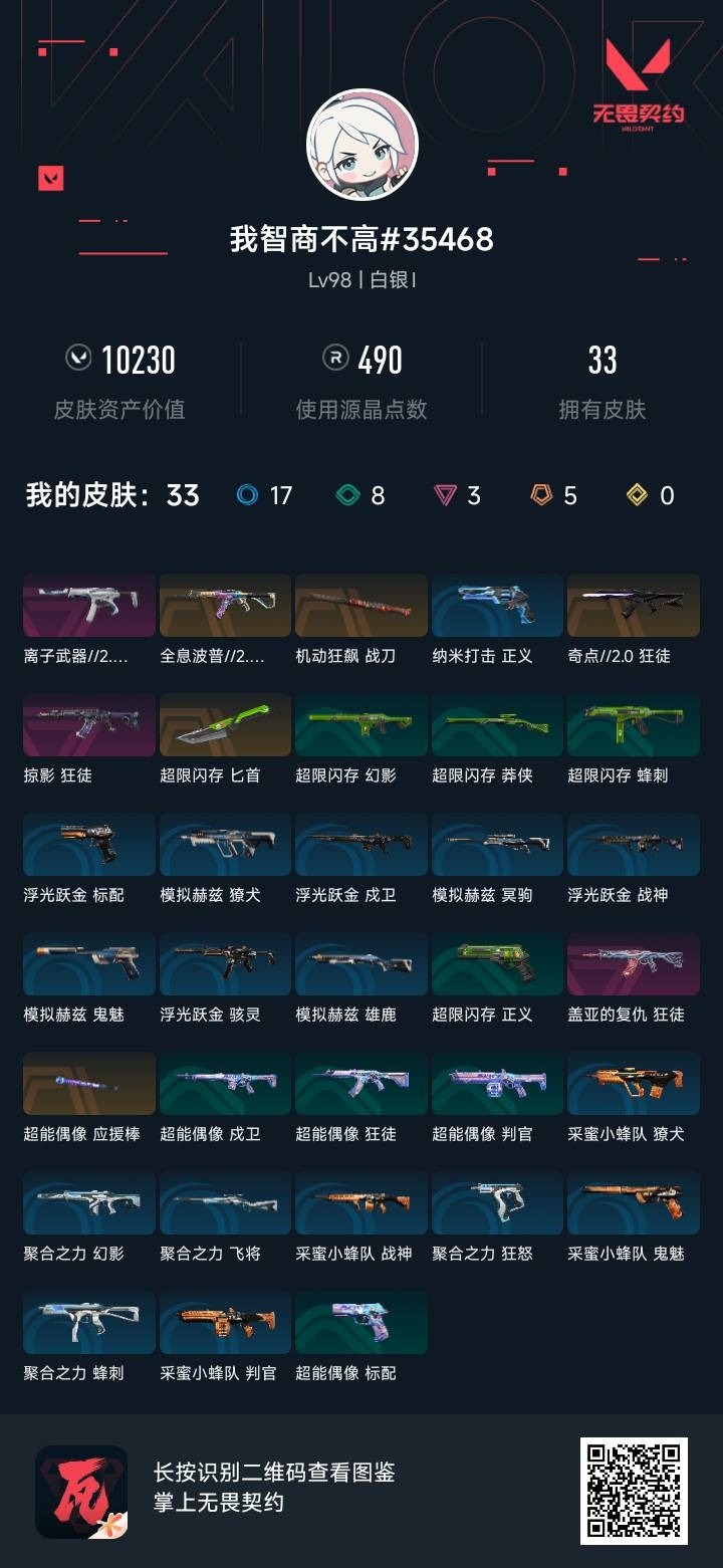 WWQQM329462无畏契约账号详情图4