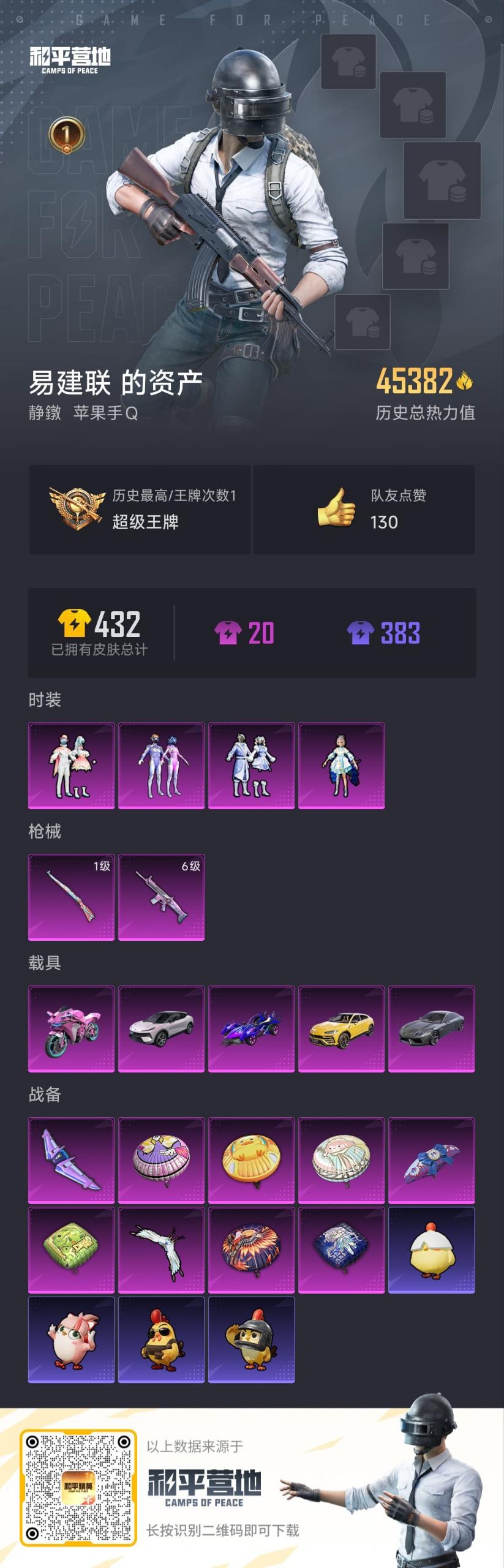 HPQM3431870和平精英账号详情图11