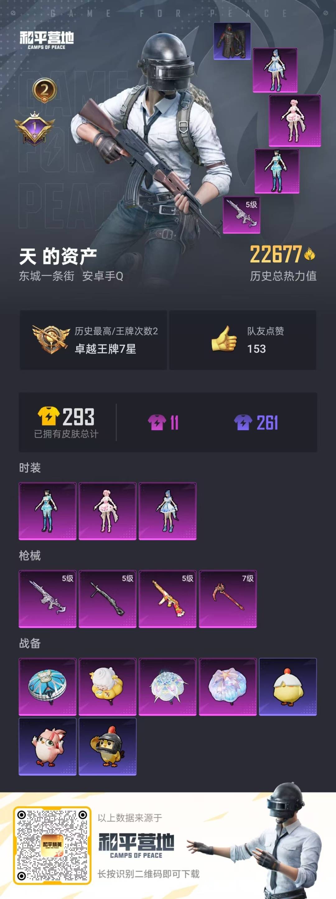 HPCMW3431883和平精英账号详情图3 HPCMW3431883和平精英账号详情图3