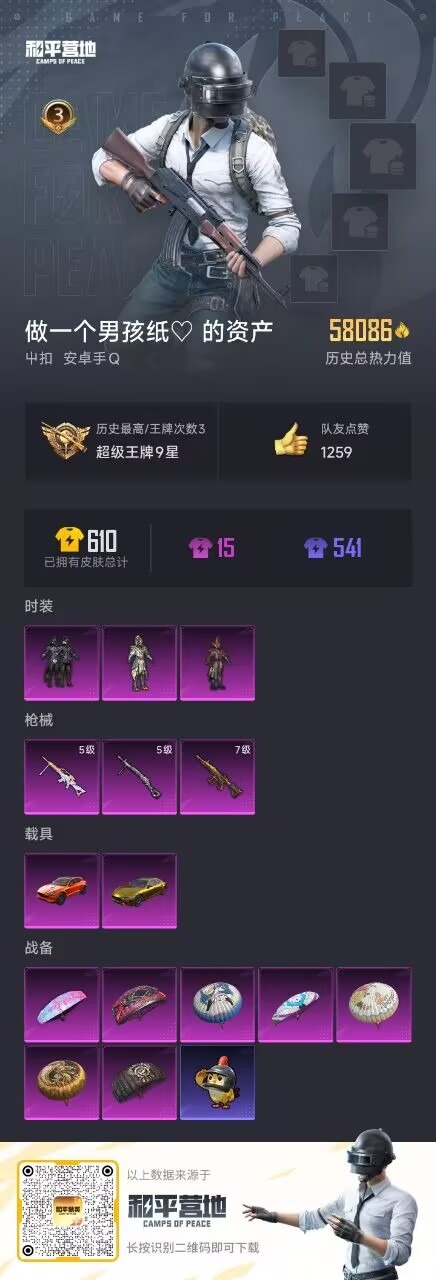 HPCMW3432000和平精英账号详情图3 HPCMW3432000和平精英账号详情图3