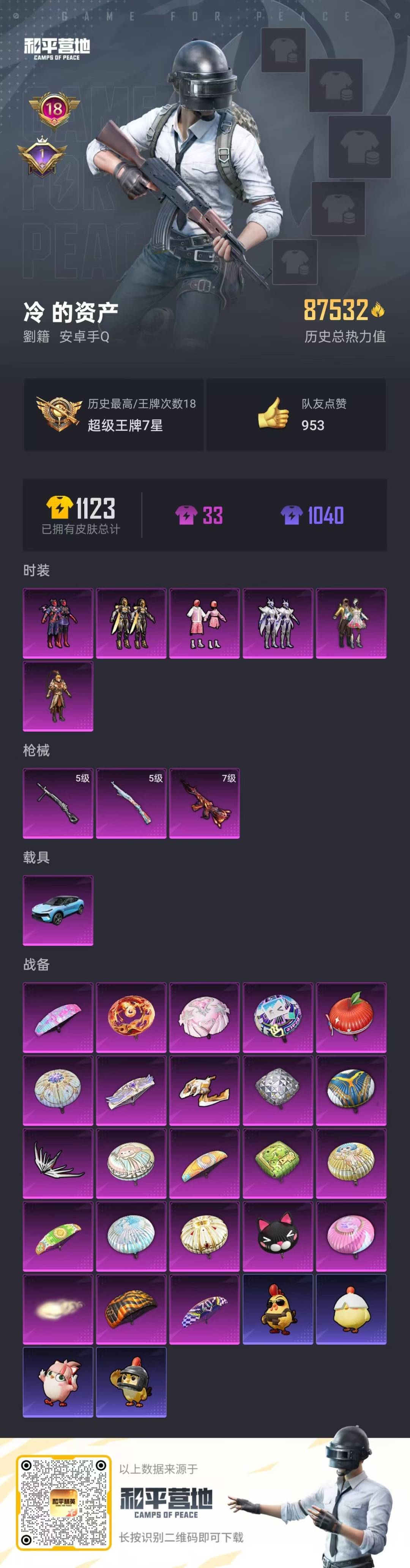 HPQM3432070和平精英账号详情图6