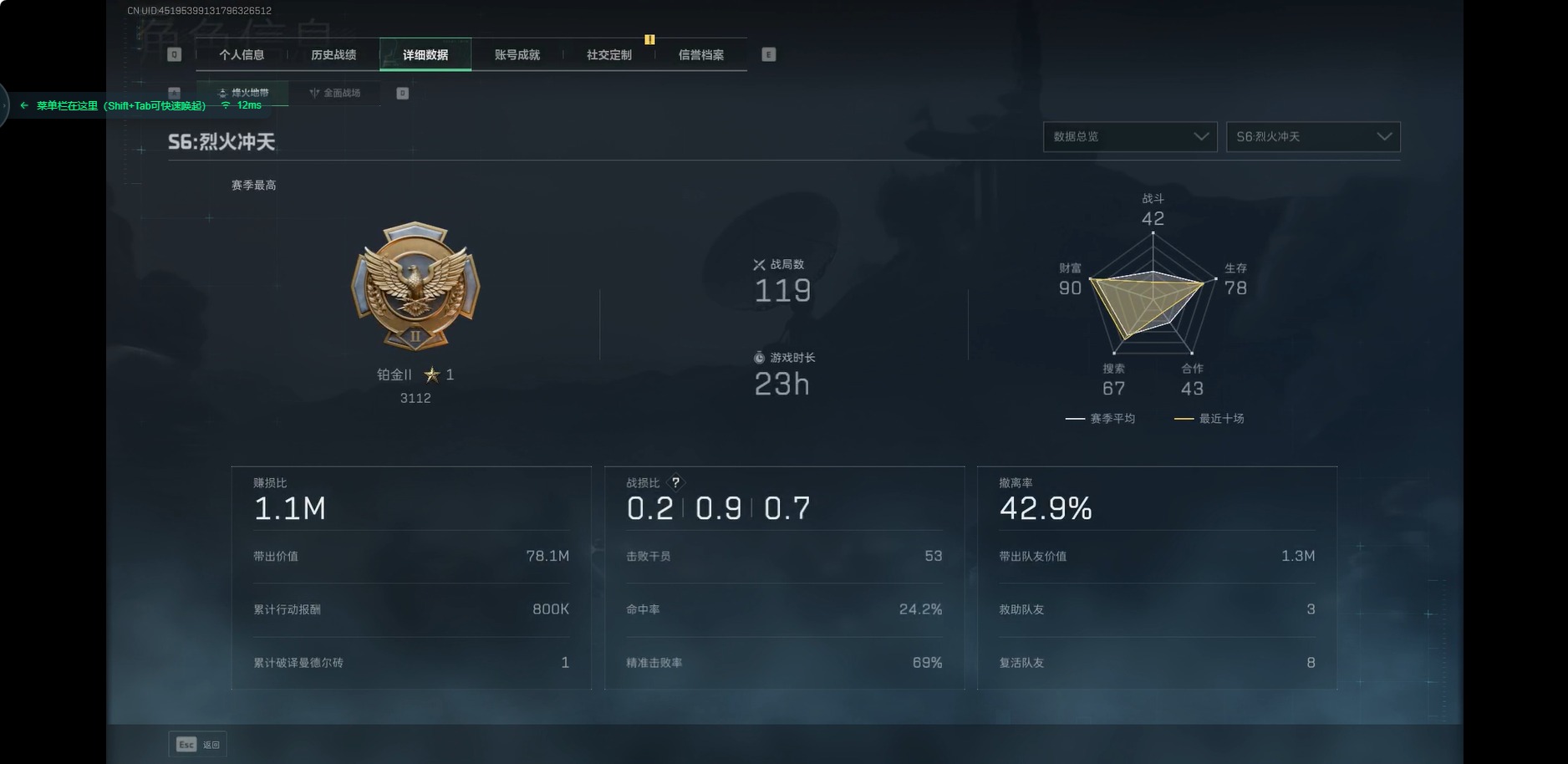 SJZCMW394339三角洲行动账号详情图23