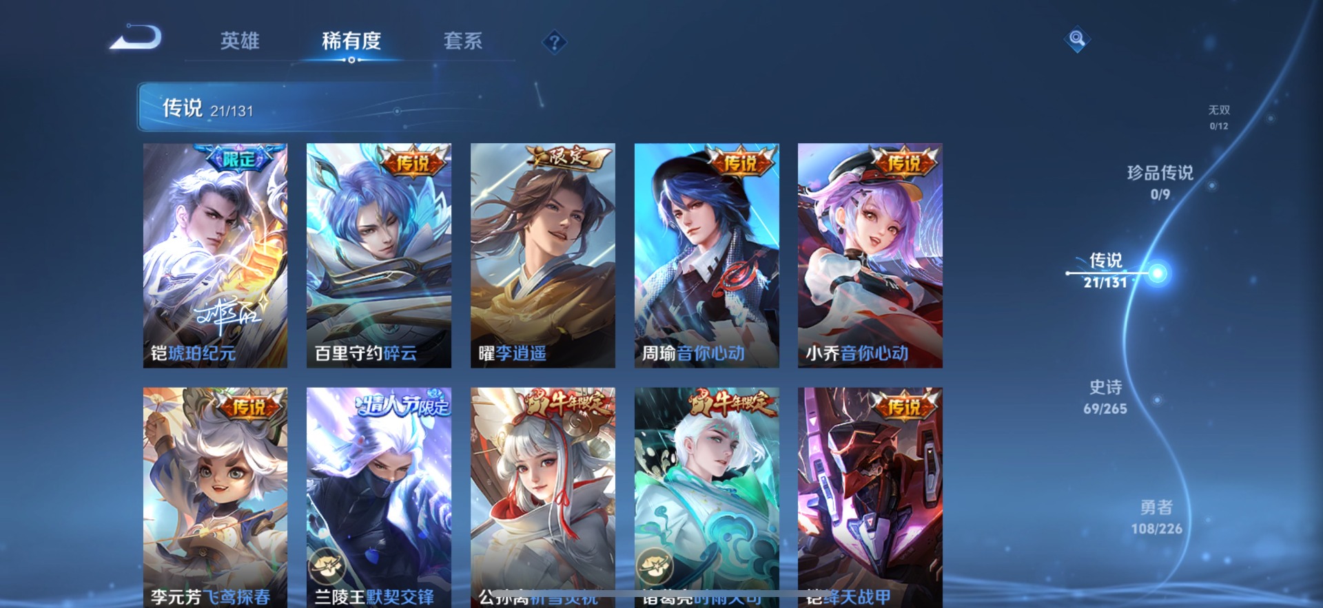 WZCMW3435250王者荣耀账号详情图5