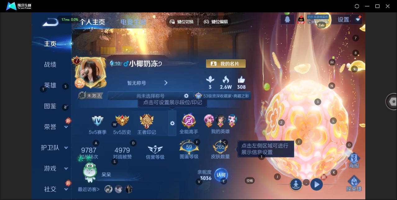 WZQM3435310王者荣耀账号详情图4 WZQM3435310王者荣耀账号详情图4