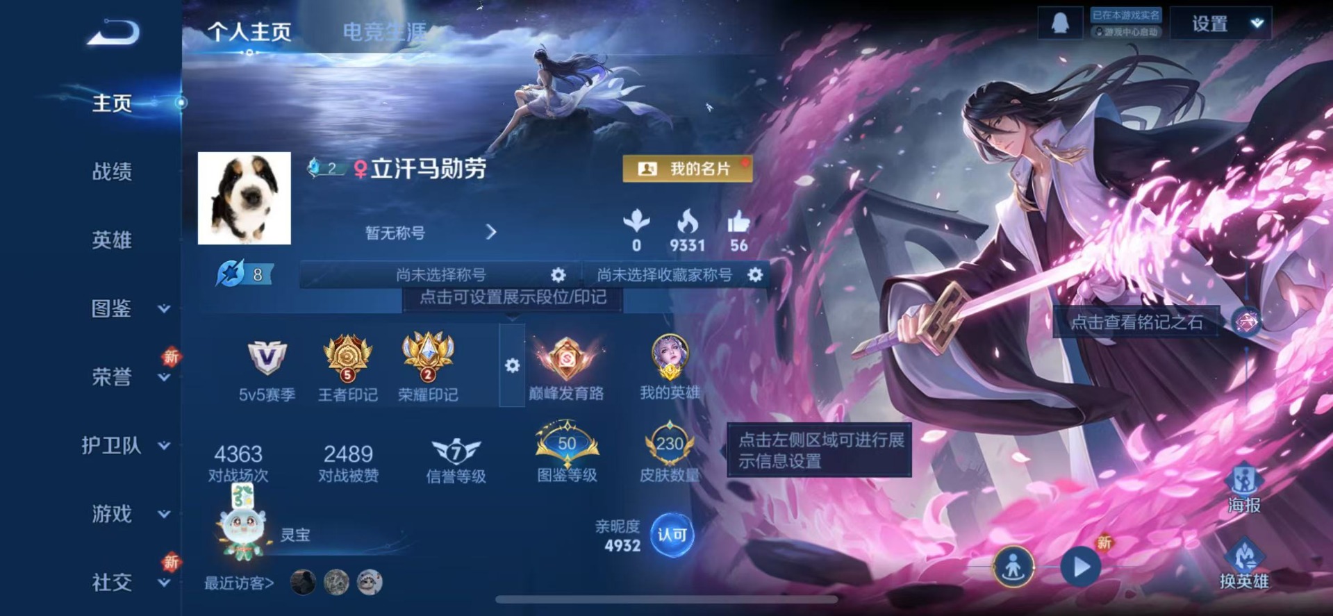 WZQM3435366王者荣耀账号详情图4 WZQM3435366王者荣耀账号详情图4