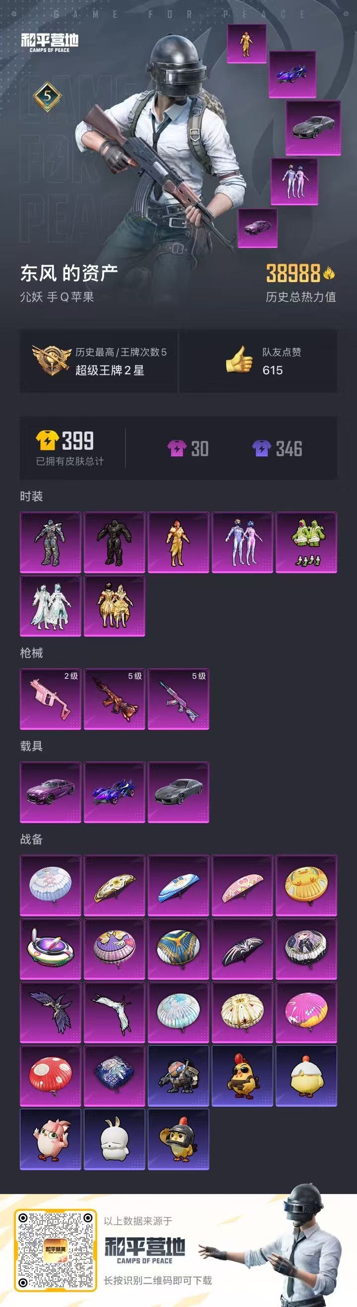 HPCMW3432741和平精英账号详情图14