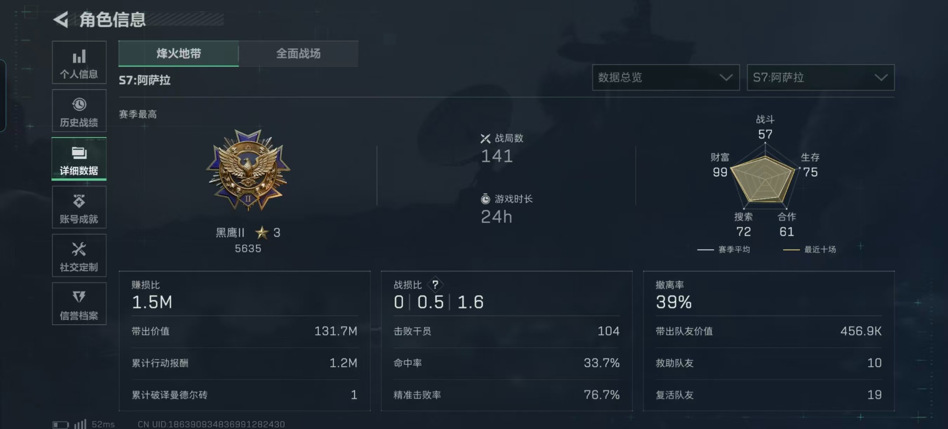 SJZQM389298三角洲行动账号详情图6