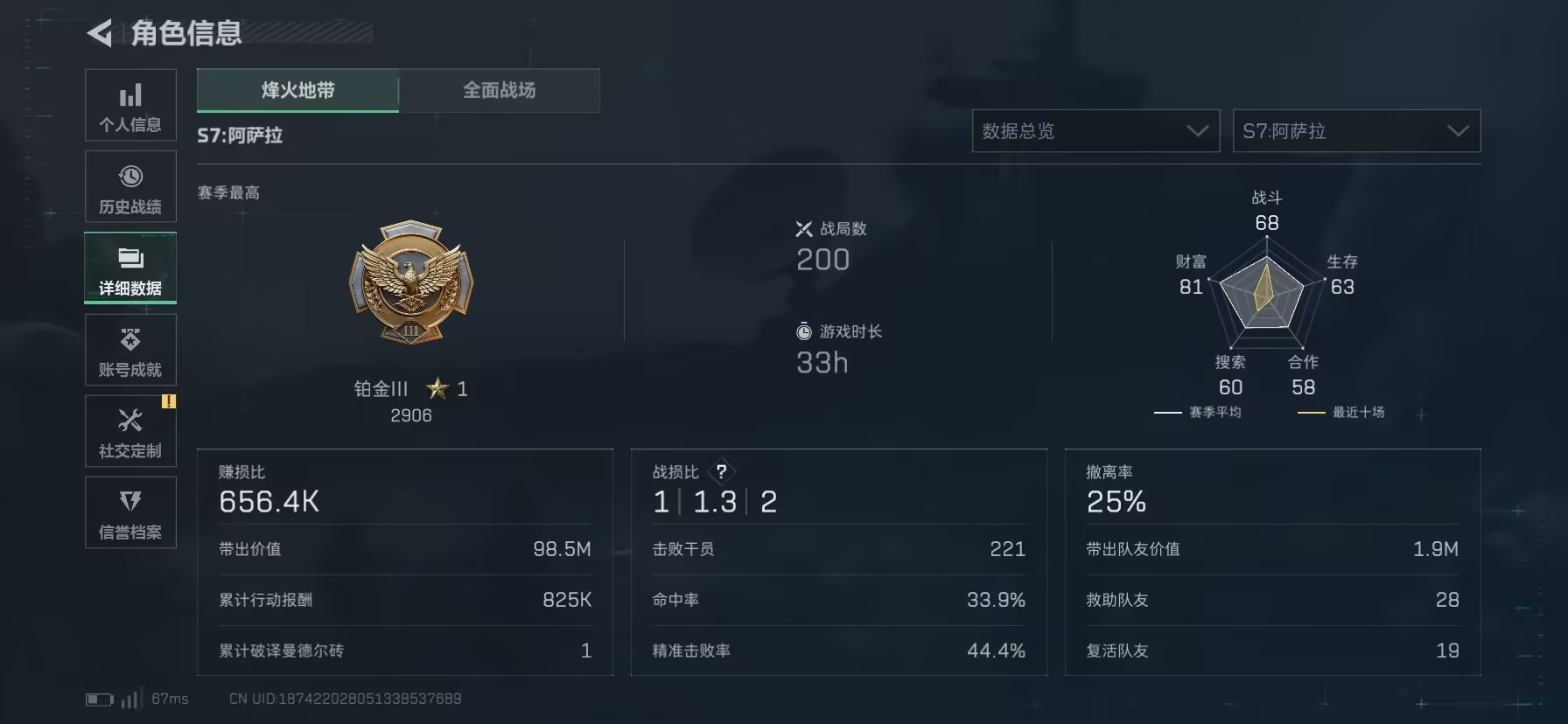 SJZCMW389394三角洲行动账号详情图25