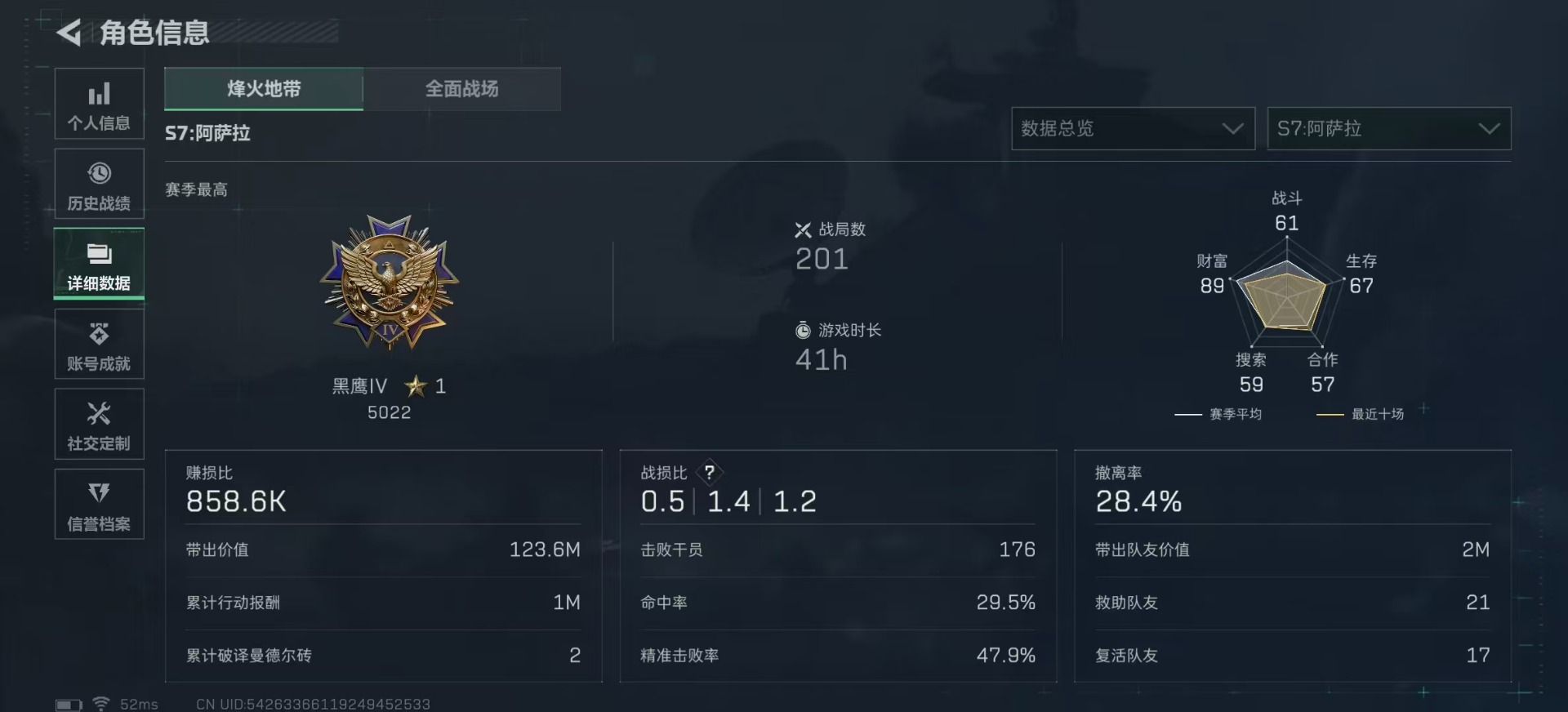 SJZCMW389817三角洲行动账号详情图4