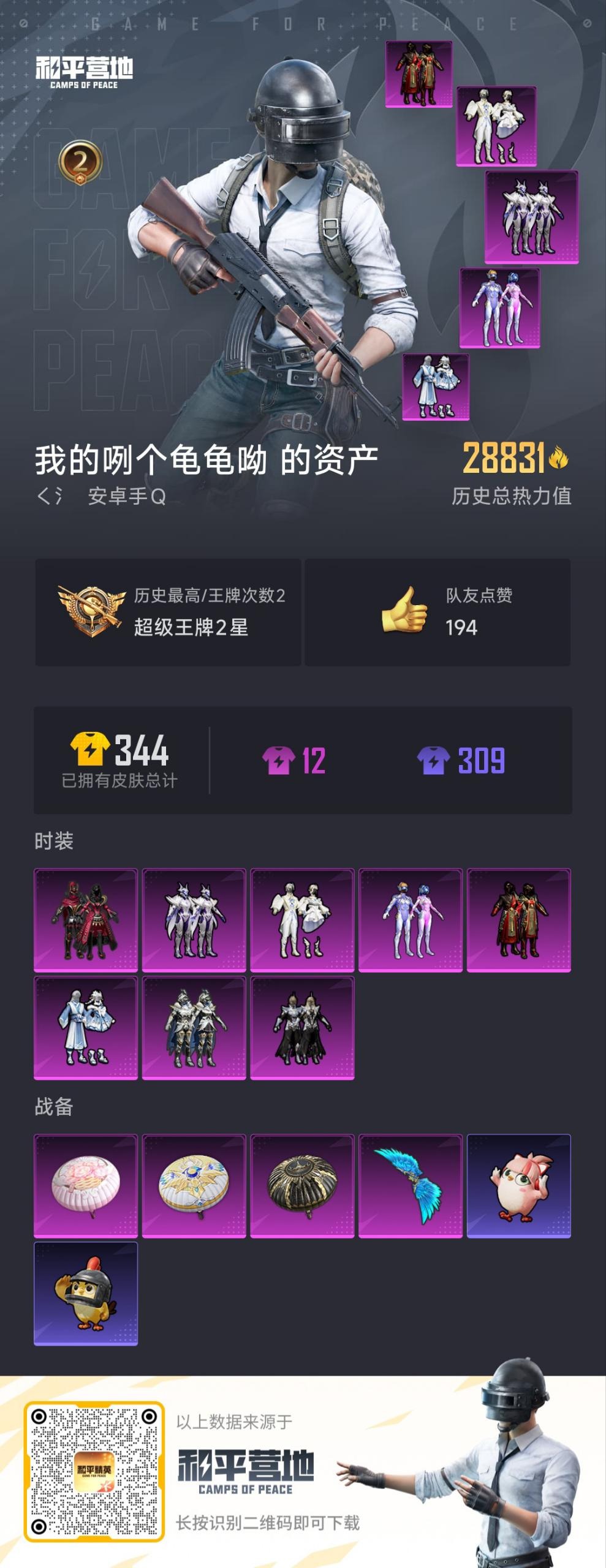 HPQM3434737和平精英账号详情图11