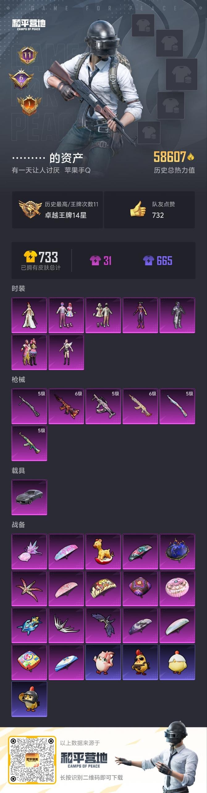 HPCMW3434766和平精英账号详情图13 HPCMW3434766和平精英账号详情图13