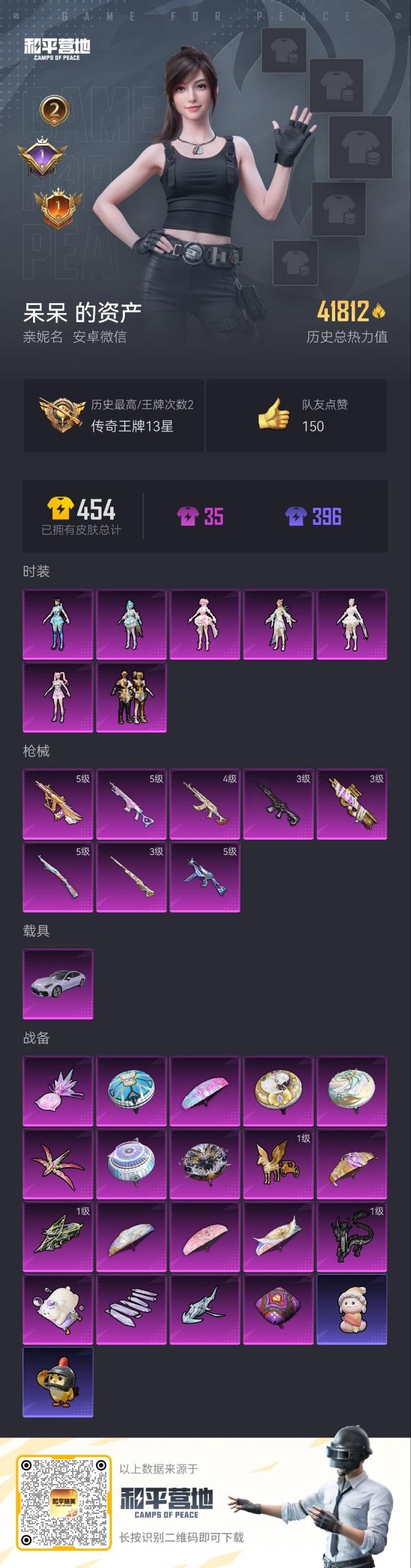 HPCMW3434905和平精英账号详情图3 HPCMW3434905和平精英账号详情图3