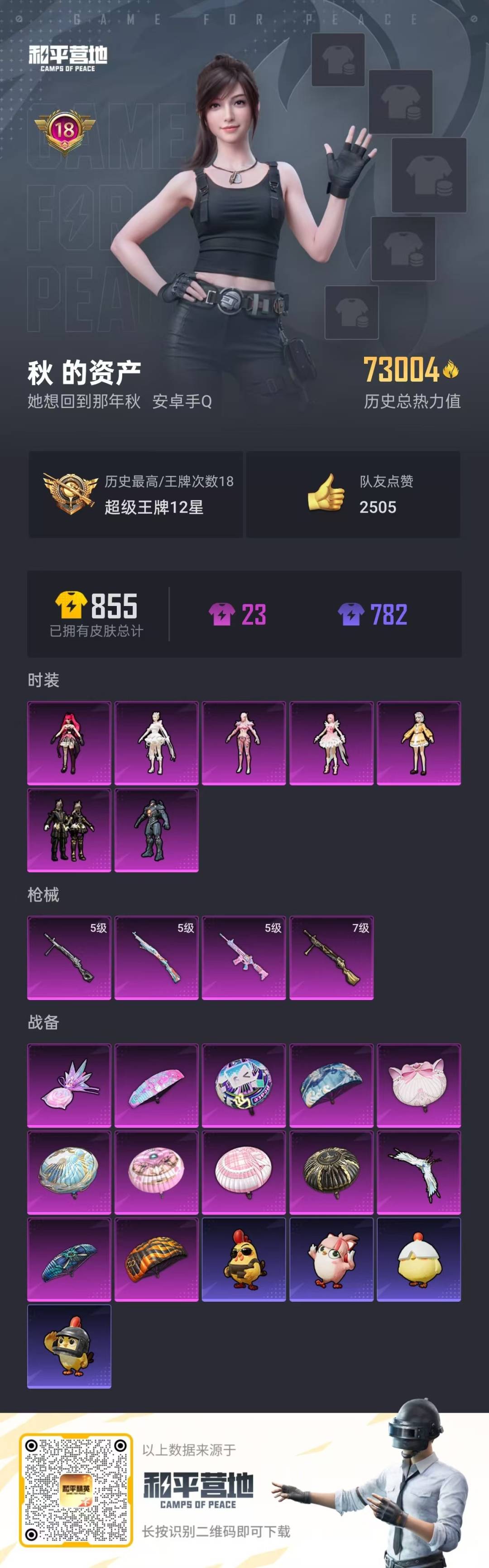 HPCMW3434914和平精英账号详情图3