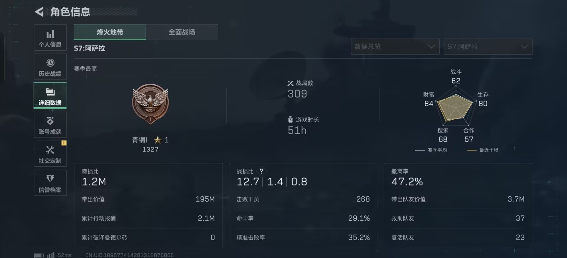 SJZQM390113三角洲行动账号详情图15