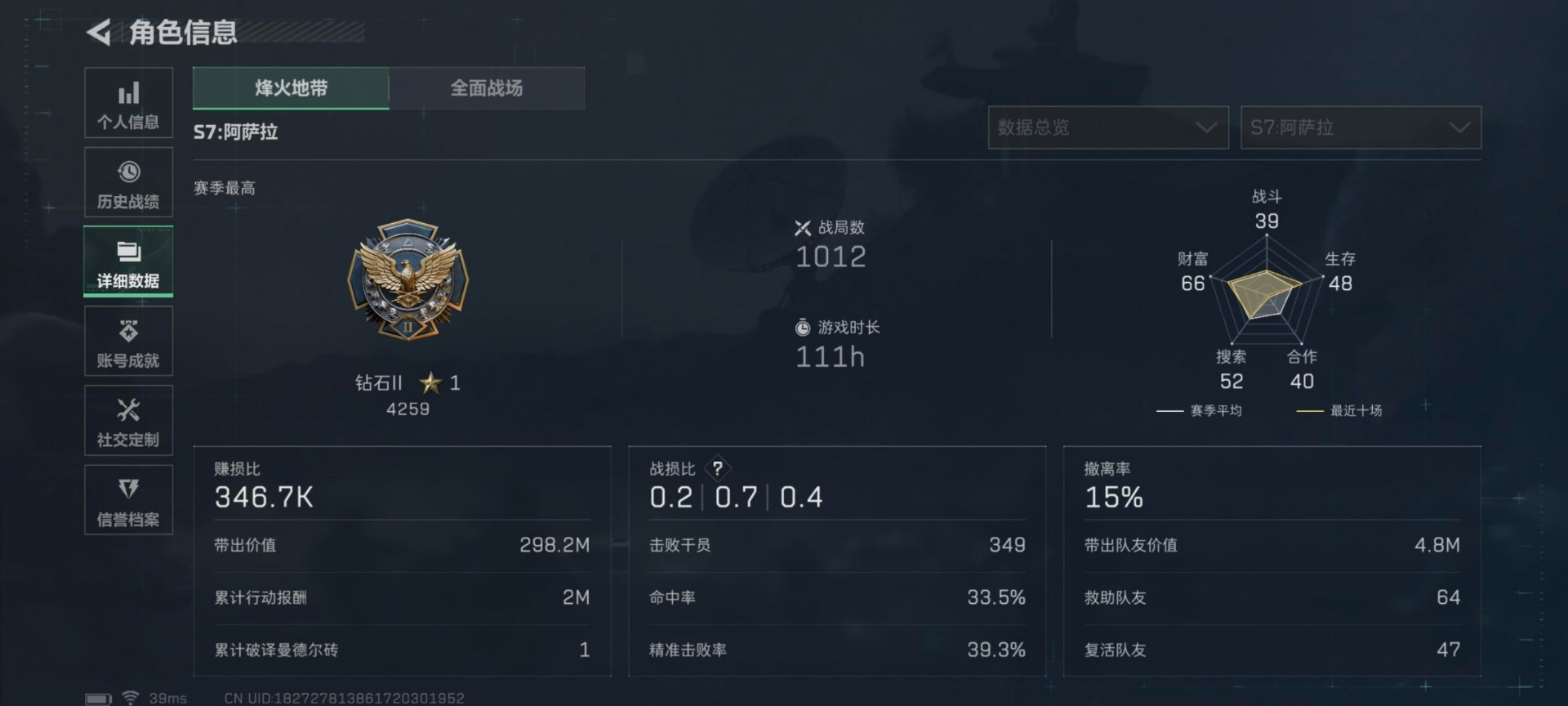 SJZQM390133三角洲行动账号详情图15