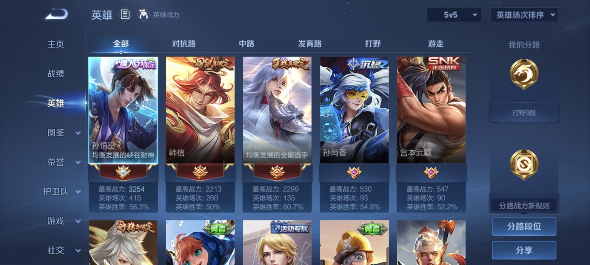 WZCMW3439919王者荣耀账号详情图6