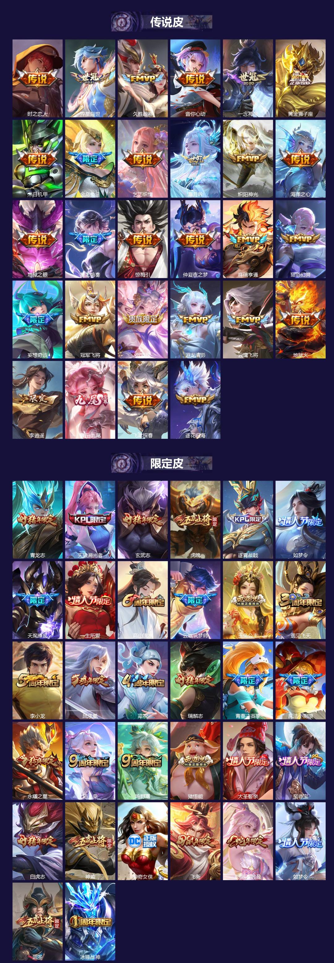 WZCMW3439940王者荣耀账号详情图2