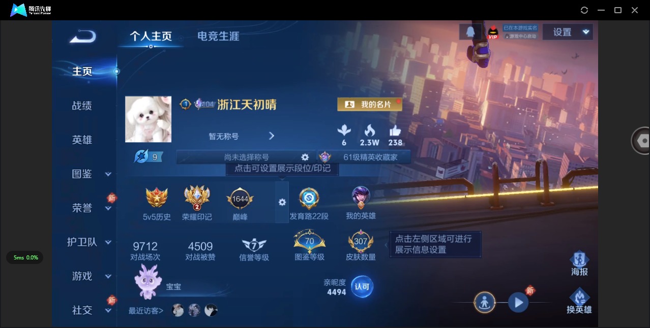 WZCMW3439956王者荣耀账号详情图3 WZCMW3439956王者荣耀账号详情图3