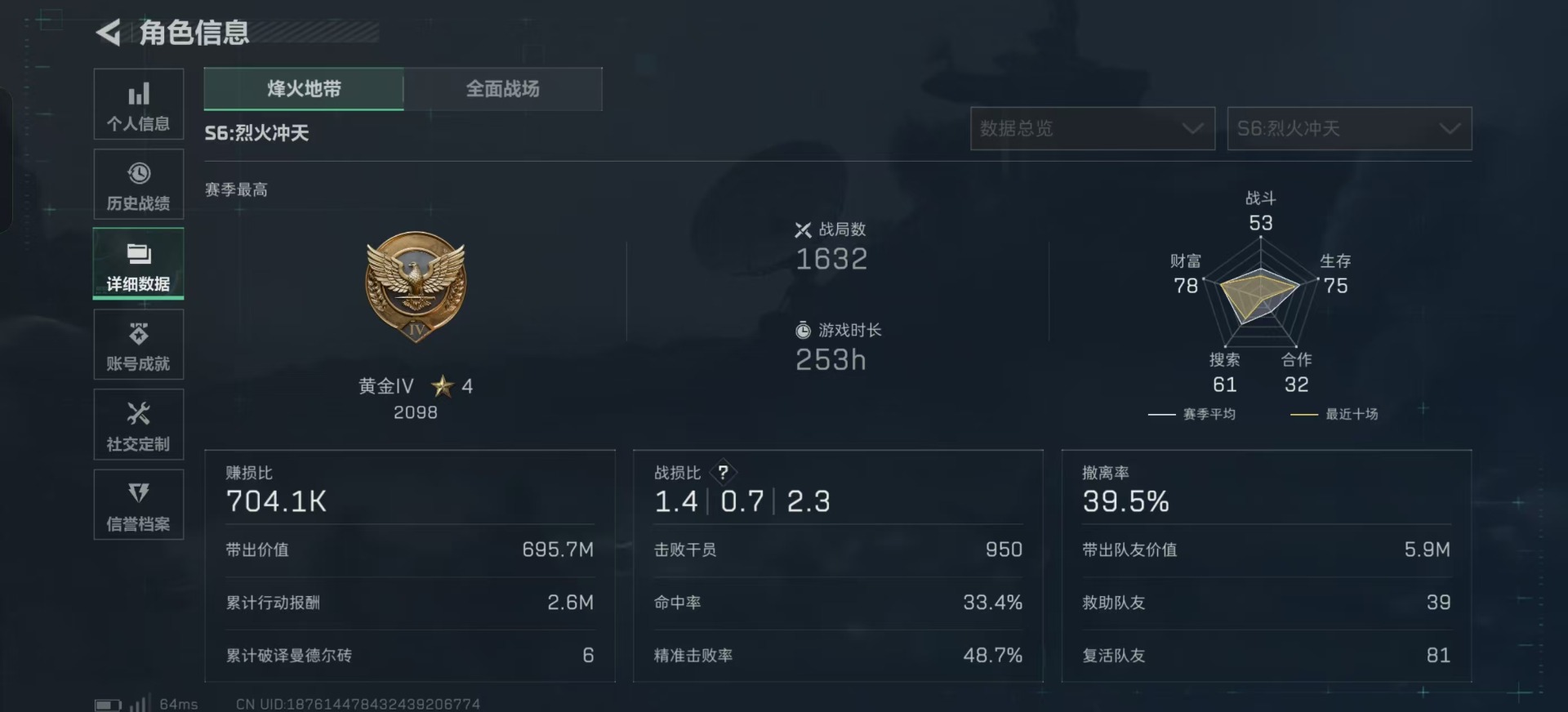 SJZQM390168三角洲行动账号详情图11