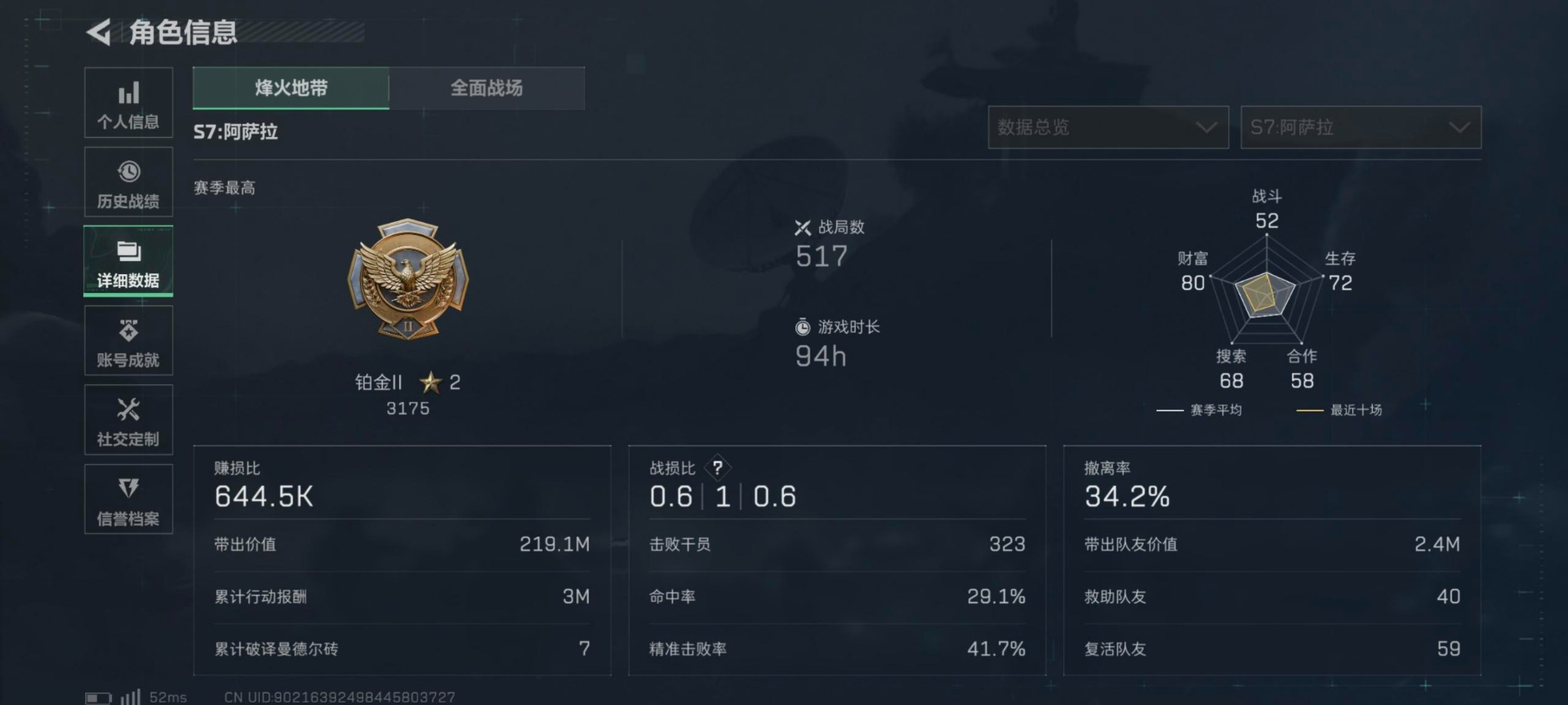 SJZCMW390485三角洲行动账号详情图14