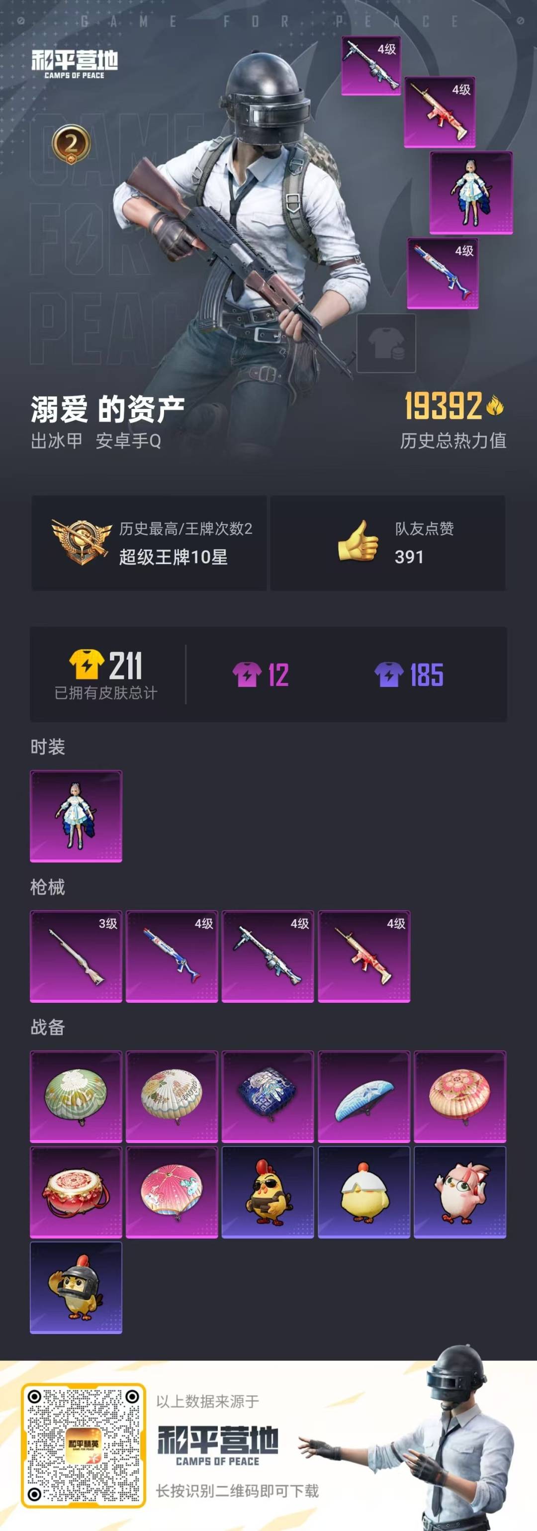 HPCMW3436326和平精英账号详情图18