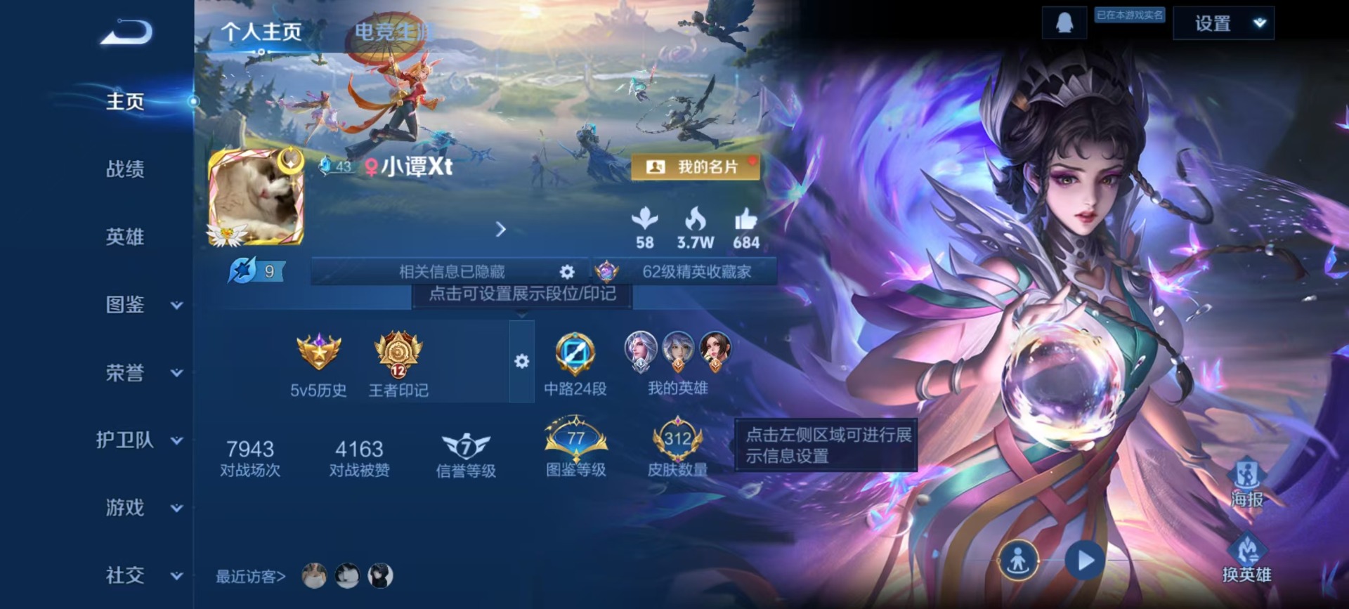 WZQM3442192王者荣耀账号详情图16