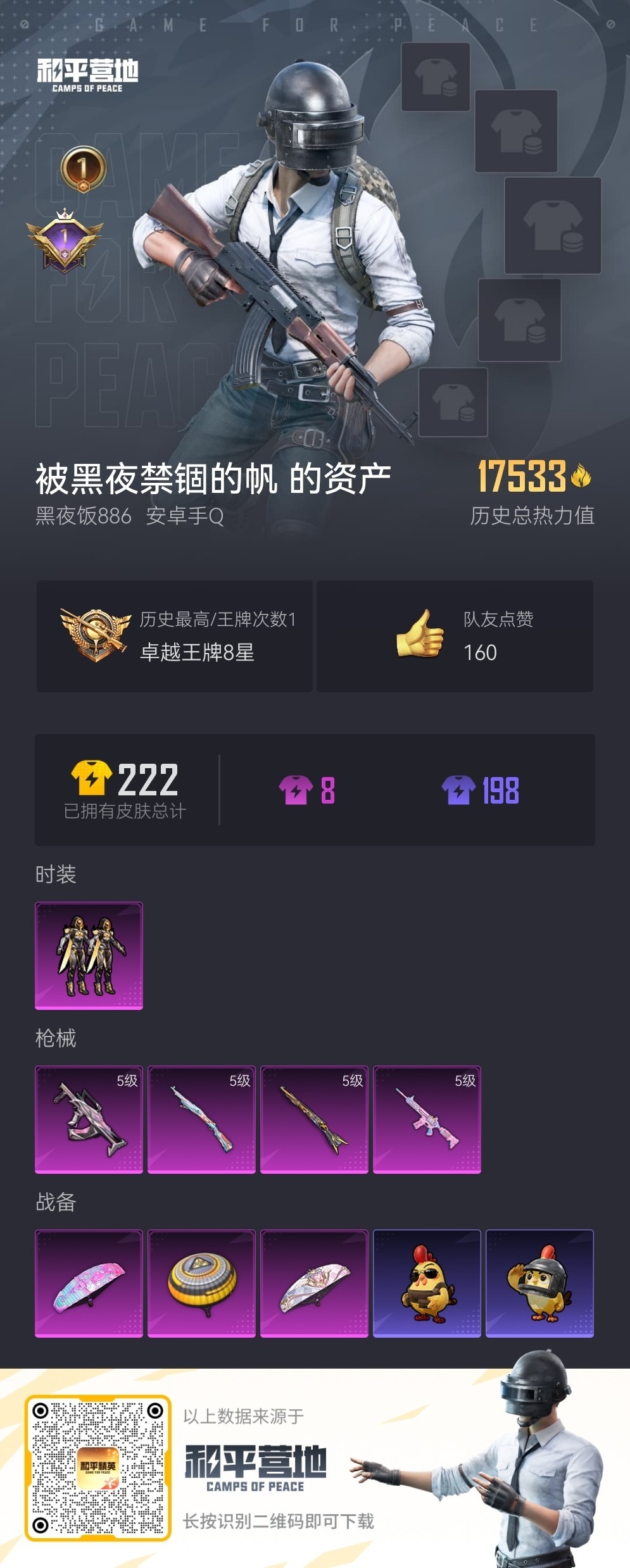 HPQM3436591和平精英账号详情图5